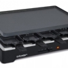 Cloer 6446 Raclette Izgara Alminyum Basnl Dkm Plaka  Iki Tarafl Kullanlabilir, 1200 W (Raclette)