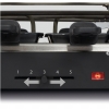 Cloer 6446 Raclette Izgara Alminyum Basnl Dkm Plaka  Iki Tarafl Kullanlabilir, 1200 W (Raclette)