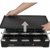 Cloer 6446 Raclette Izgara Alminyum Basnl Dkm Plaka  Iki Tarafl Kullanlabilir, 1200 W (Raclette)