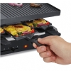 Cloer 6446 Raclette Izgara Alminyum Basnl Dkm Plaka  Iki Tarafl Kullanlabilir, 1200 W (Raclette)