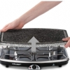 Cloer 6430 Raklet zgara, Doal Tal, 1200 W, Yapmaz Kaplamal, s zolasyonlu (Raclette)